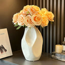 Axyaa Ceramic Vase Decoration - Retro Wabi-Sabi Style Living Room Ornaments