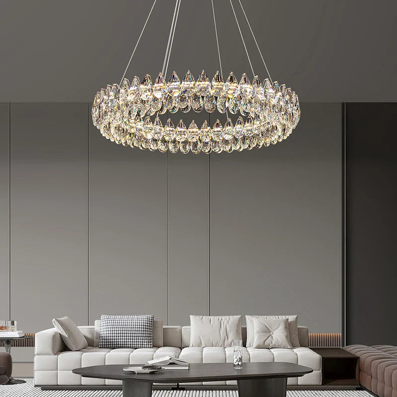 Axyaa Circular LED Ceiling Lamp: Modern Lighting Source for Living Rooms & Bedrooms