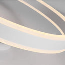 Axya Dimmable Nordic Ring Ceiling Chandelier for Living Room and Bedroom
