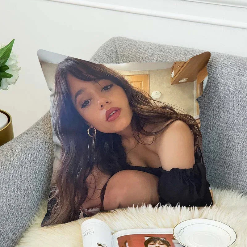 Jenna Ortega Body Pillow Cover 40x40 - Axyaa Decorative Cushion Case