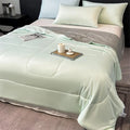 Axyaa Lightweight Cooling Comforter: Soft Smooth Air Condition Blanket for Summer