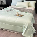 Axyaa Lightweight Cooling Comforter: Soft Smooth Air Condition Blanket for Summer