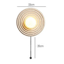 Axyaa Antique Wall Lamp: Cream Style Living Room Nostalgic Retro Design