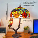 Axyaa Tiffany Stained Glass Table Lamp for Luxurious Living Spaces