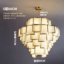 Axyaa Glass Pendant Chandelier for Home Villa Loft, Large Vintage Luminaries