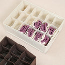 Axyaa Socks Underwear Organizer: Washable Drawer Storage Box for Lingerie, Bras, Socks, Leggings
