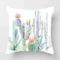 Axyaa Watercolor Cactus Flower Pillow Case 45x45cm