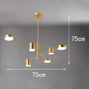 Axyaa LED Pendant Chandeliers for Modern Living & Dining Room Lighting