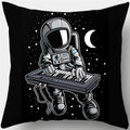 Axyaa Spacemen Rocket Pillowcase for Sofa Home Decor Kids Room