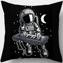 Axyaa Spacemen Rocket Pillowcase for Sofa Home Decor Kids Room