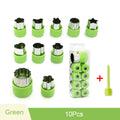 Axyaa Stainless Steel Fruit & Vegetable Cutter Set Heart/Flower Shape Mold
