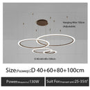 Axyaa Modern Living Room Chandelier LED Indoor Lighting Bedroom Decor