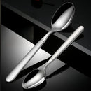 Axyaa Long Handle Stainless Steel Pointed Spoon for Home and Hotel Tableware