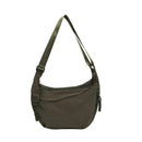 Axyaa Canvas Dumpling Bag: Trendy Single Shoulder & Versatile, for Women's Daily Casual Style