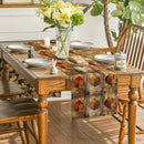 Axyaa Maple Wood Table Runner for Farmhouse Dining Decor