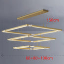 Axyaa Elegant Crystal Chandelier for Living Room and Dining Room - Luxury Pendant Lighting