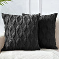 Axyaa Black Cushion Cover for Stylish Home Decor, Various Sizes Available