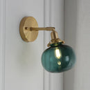 Axyaa Glass Wall Sconce Light for Bedroom and Bathroom