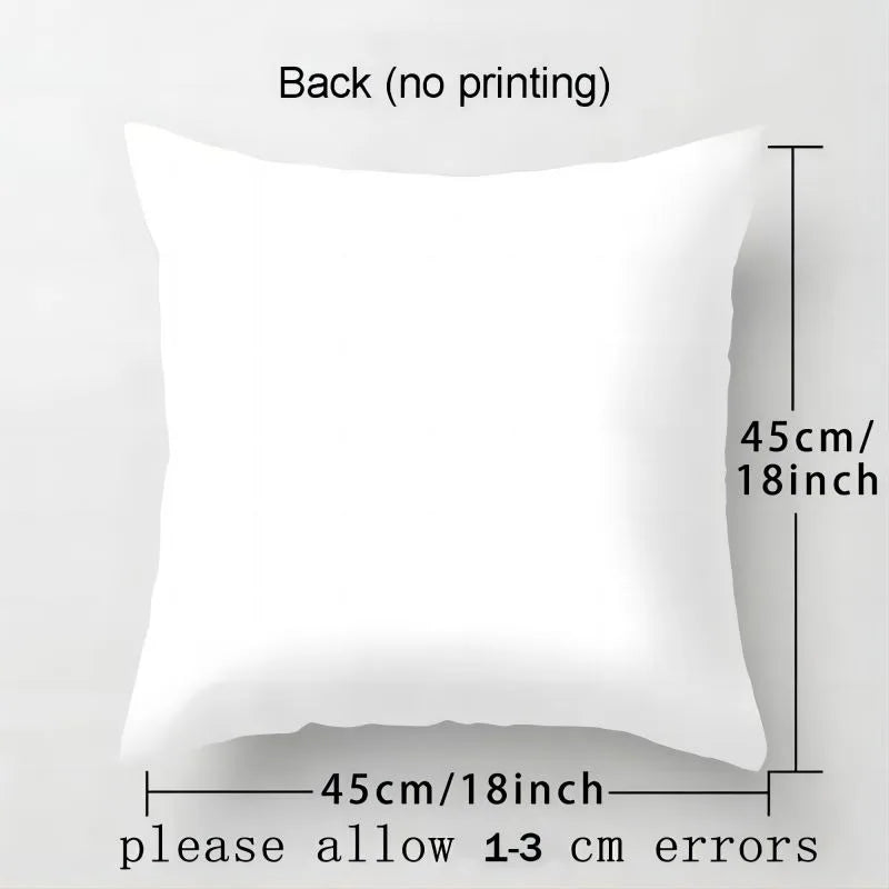 PUG Dog Cushion Cover 45 X 45 Pillow Case - Axyaa Brand