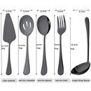 Axyaa 7-Piece Serving Utensils Cutlery Set for Buffet Catering Dinnerware