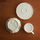 Axyaa Hand-painted Fruit Pattern Ceramic Plate Set for Elegant Dining