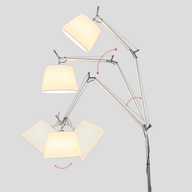 Adjustable LED Floor Lamp for Home Office Study, Axyaa Branded Simple Design