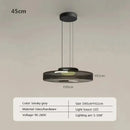 Axyaa Green Glass Chandelier: Minimalist Retro Lighting for High-end Room Decor
