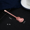 Axyaa Titanium-Plated Guitar Design Coffee Stirring Spoon Set