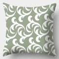 Axyaa Green Plaid Avocado Pillowcase Square Sofa Cushion Cover