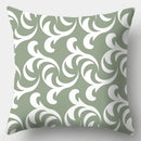 Axyaa Green Plaid Avocado Pillowcase Square Sofa Cushion Cover