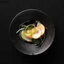 Axyaa Ceramic Dinner Plates: Solid Color Tableware for Snacks, Desserts, Hotel & Restaurant