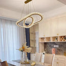 Modern LED Pendant Light by Axyaa: Stylish Chandeliers for Living & Dining Room Lighting