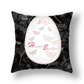 Axyaa Oil Art Printed Back Cushion Cover - Garden Living Room Pillow Case