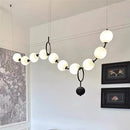 Axyaa LED Chandelier Ceiling Lamp for Modern Bedroom and Dining Room