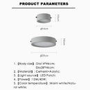 Axyaa Round Cement Ceiling Lamp for Living Room Bedroom Office Industrial Corridor Restaurant Loft Balcony