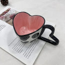Axyaa Heart Shape Ceramic Coffee Mug 300ml Lovely Gift Unique Design
