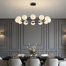Axyaa Glass Chandeliers: Luxury LED Pendant Lights for Home Decor