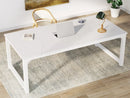 Axyaa X Large Executive Office Desk Workstation | Modern Computer Table for Study & Writing