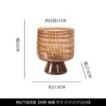 Glass Vase for Living Room, Hotel Lobby Decor by Axyaa
