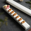 Axyaa Long Strip Plate: Artistic Conception Sushi Dishes for Creative Hotel Tableware