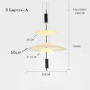 Axyaa LED UFO Chandelier Saucer Pendant Light for Home Decor