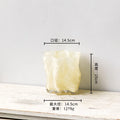 Axyaa Irregular Glass Vase for Waterborne Flower Arrangement