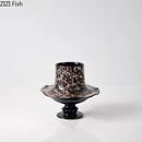 Axyaa Floral Resin Vase Desk Decoration with Artificial Flowers