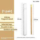 Axyaa Solid Wood Chopstick Set - Premium Chinese Household Cutlery Box