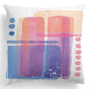 Nordic Luxury Abstract Hand Painted Pillowcase by Axyaa
