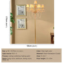 Axyaa Elegant Red Crystal Floor Lamp for Luxurious Living Spaces