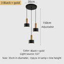 Axyaa Nordic Minimalist Golden Pendant Light Bedside Lamp