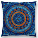 Axyaa Boho Rainbow Mandala Pillow Case Sun Moon Flowers Dream Fantasy Cover