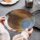 Axyaa Ceramic Shallow Plate Set for Stylish Dining Experience