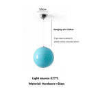 Axyaa Colorful Bubble Pendant Light for Bedroom & Children's Room, E27 Bulb